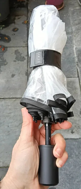 Paraguas Vogue Transparente Plegable