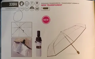 Paraguas Vogue Transparente Plegable