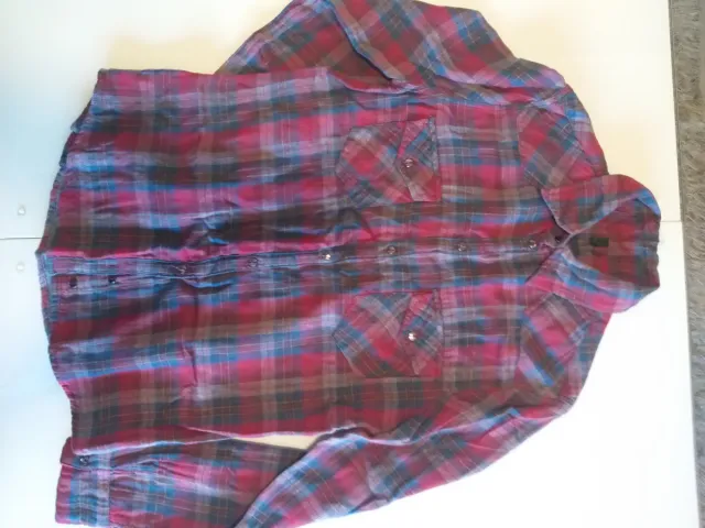 Lote camisas cuadros señora