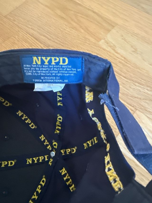 Gorra Policía NY (New York Police Department)