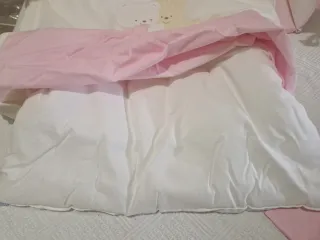 Set 3 pz paracolpi, piumino e federa.