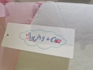 Set 3 pz paracolpi, piumino e federa.