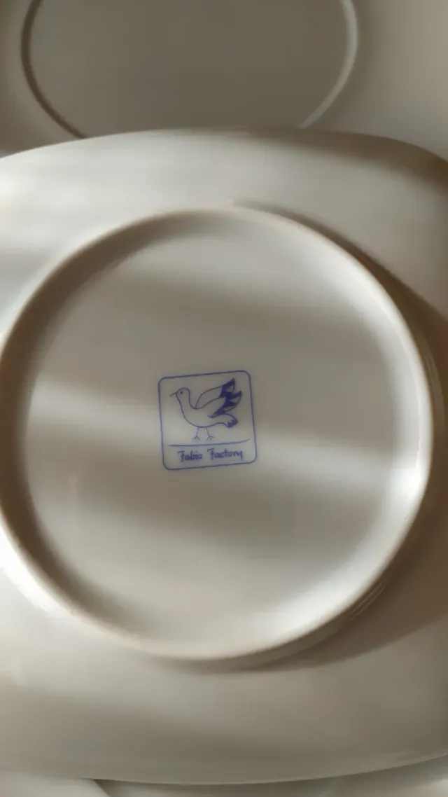 Vajilla Fabio Factory Cuadrada Blanca