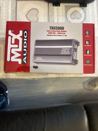 Equipo sonido tapa potencia nuevo estrenar Subfer