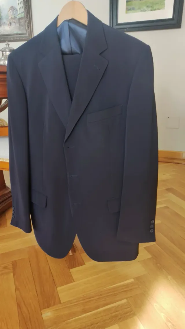 Traje de caballero talla 56 negro