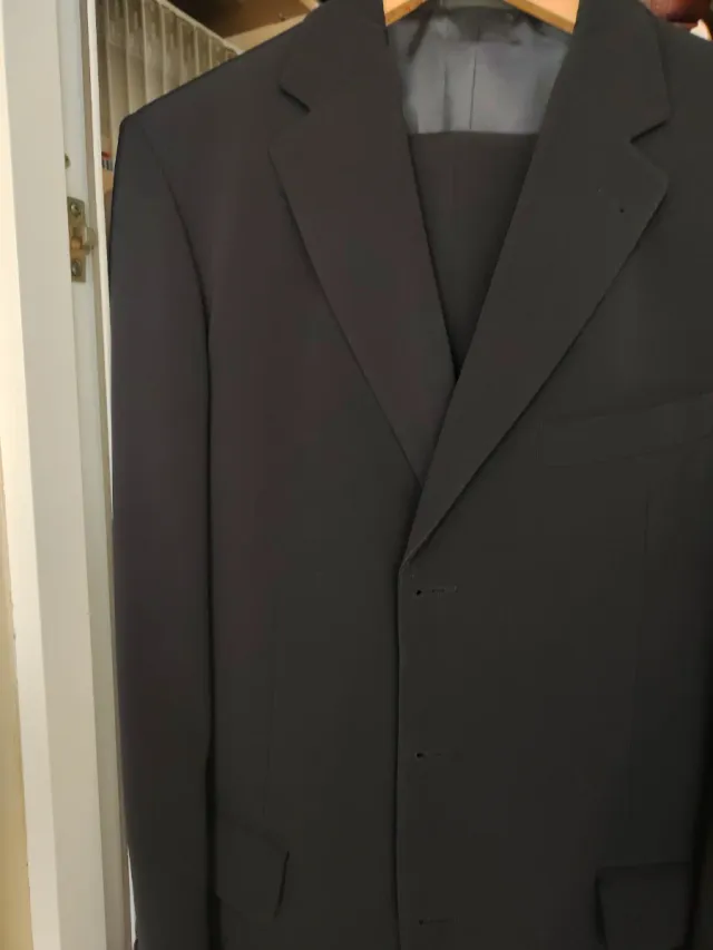 Traje de caballero talla 56 negro