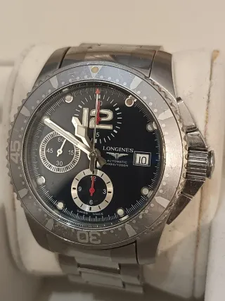 Longines Hydroconquest Cronografo Automatico Blu