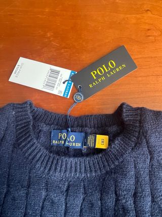 Jersey Polo Ralph Lauren Azul Marino Nuevo