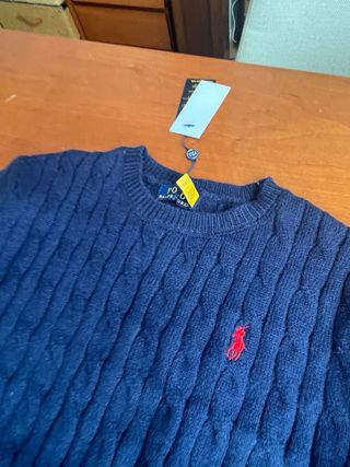 Jersey Polo Ralph Lauren Azul Marino Nuevo