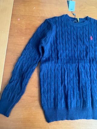 Jersey Polo Ralph Lauren Azul Marino Nuevo