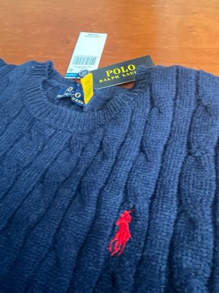 Jersey Polo Ralph Lauren Azul Marino Nuevo