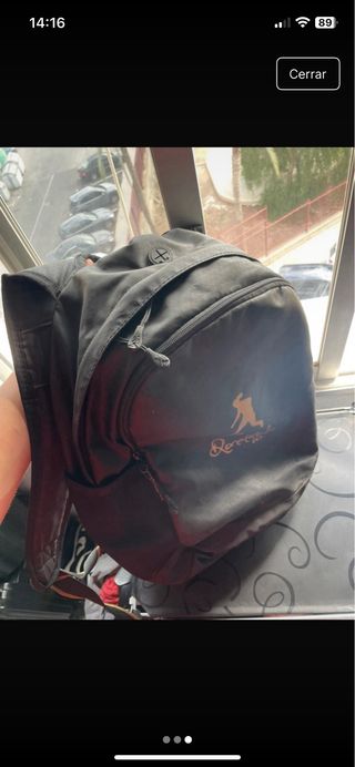 Mochila Ronaldinho Edición Limitada Negra y Dorada