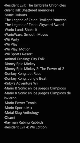 Nintendo Wii + 25 juegos + Accesorios