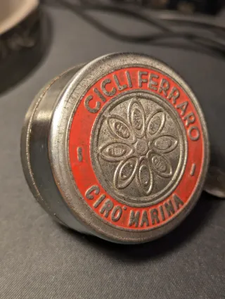 Campanello Bici Vintage Cromato Cicli Ferraro