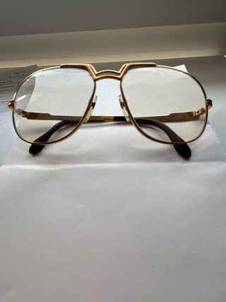 Gafas Vintage Cazal Doradas y Marrones