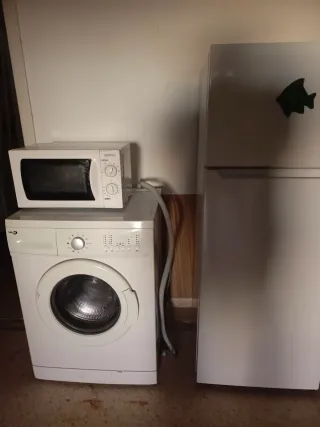 Lavadora ,Nevera y microondas Sogo