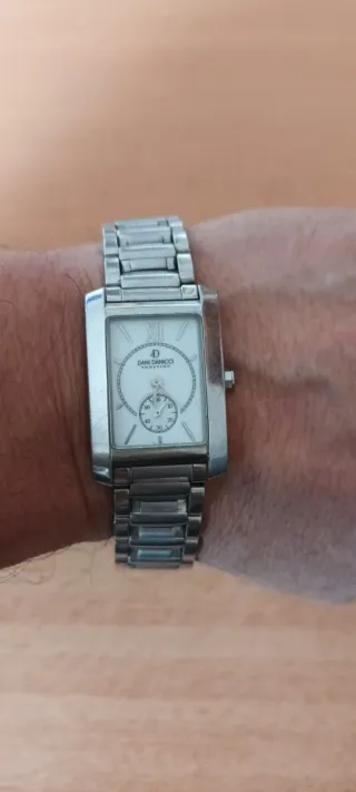 Reloj Vintage Mujer Dani Dacci Plata/Blanco