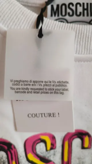 Maglia Moschino Orsetto This is not a toy