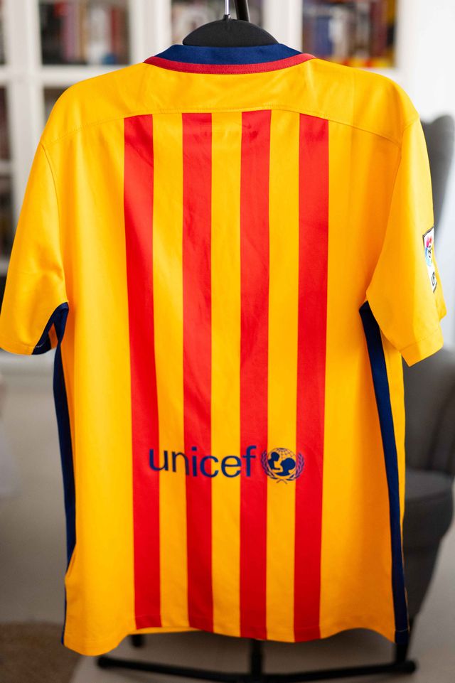 ORIGINAL F.C. BARCELONA 2015-16 CAMISETA FUTBOL M
