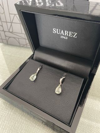 Pendientes plata con amatista