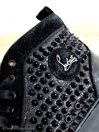 Zapatos Louis Vuitton Negros con Tachuelas