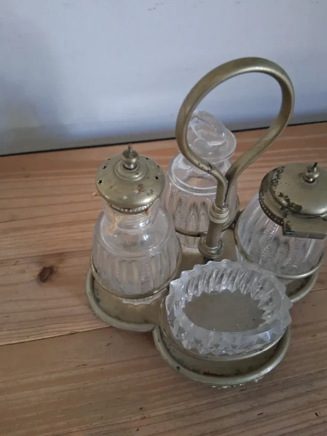 Centrotavola Antico Vintage Sale e Pepe