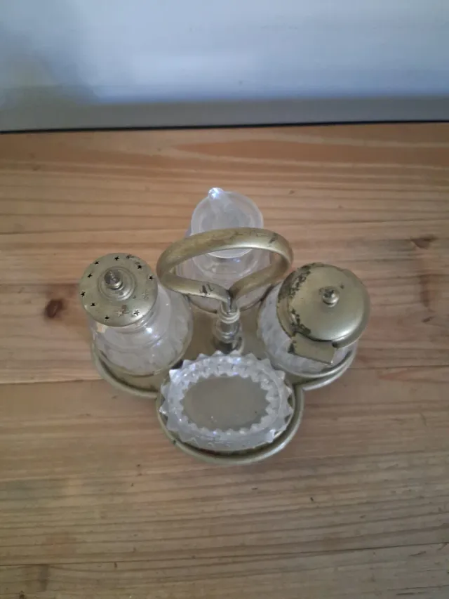 Centrotavola Antico Vintage Sale e Pepe