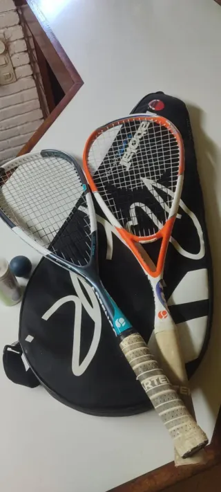 Raquetas de squaish Babolat y otra