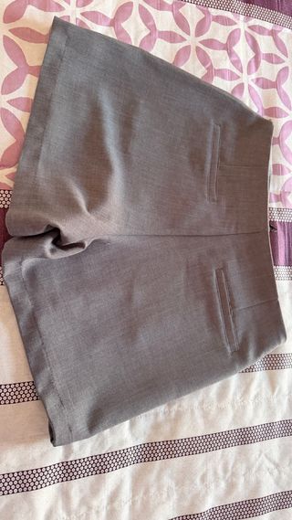 Falda pantalón gris