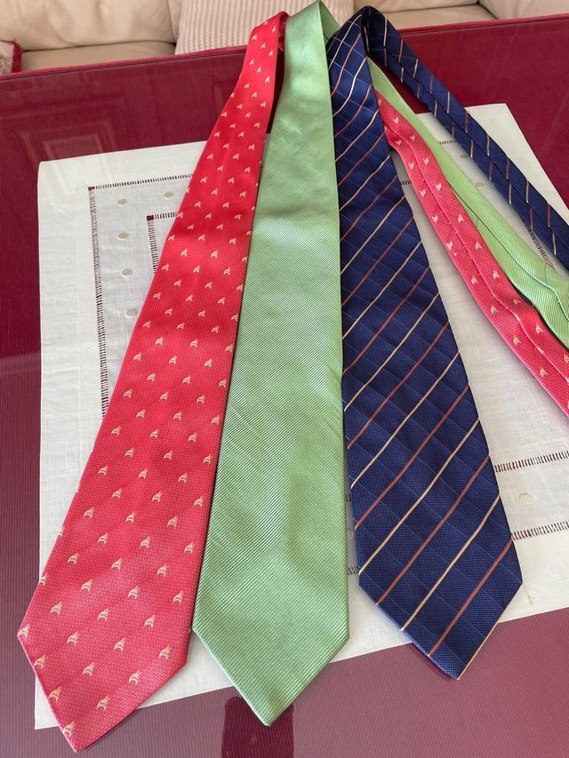Lote 3 Corbatas Caballero Diseño y Calidad