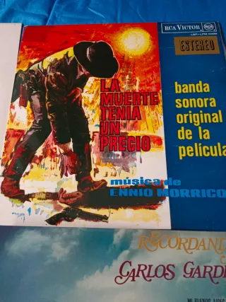 Lote 4 Vinilos U2 october , Ennio Morricone, Carlo