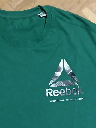 Camiseta Reebok Hombre Talla L Verde