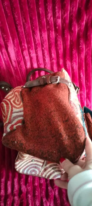 Bolso Mustang Marrón Multicolor