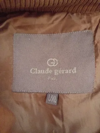 Chaleco  piel con capucha y bolsillos