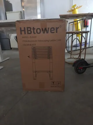 Escalera Aluminio Telescópica 2.6M