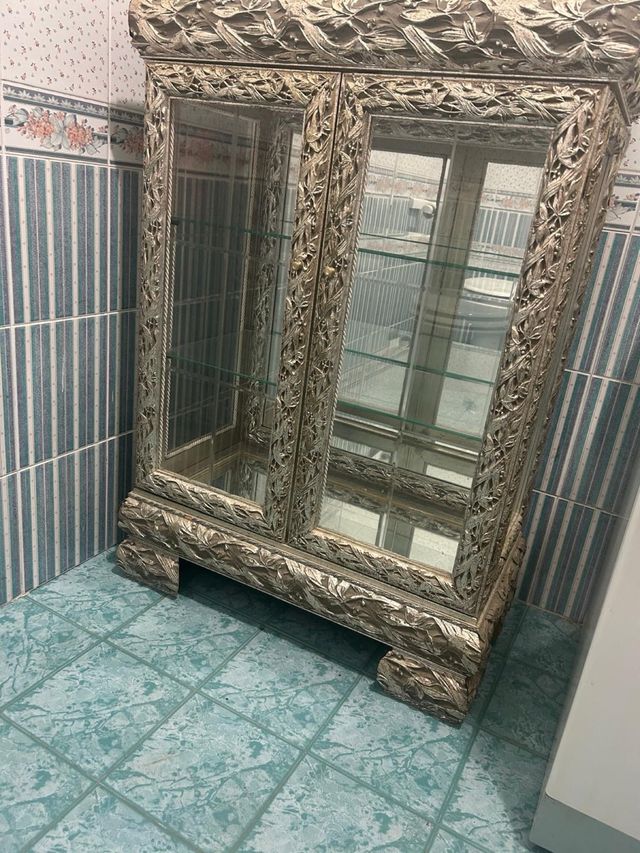 Vetrina espositiva oro/argento