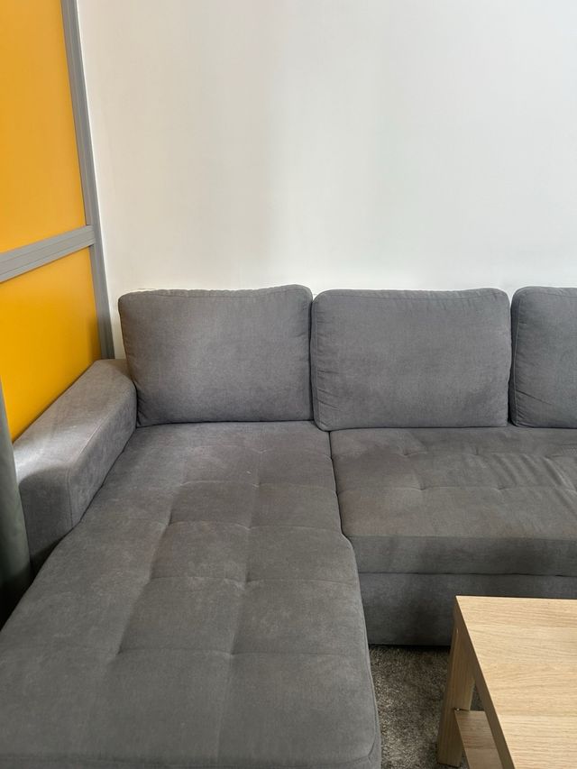 Sofá chaise longue Harris gris