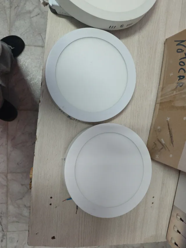 Pacchetto di plafoniere LED rotonde