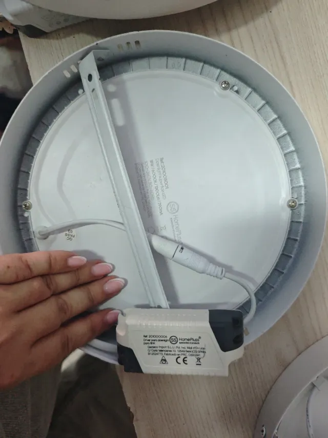 Pacchetto di plafoniere LED rotonde