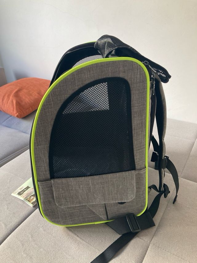 Mochila transportín mascotas Pecute hasta 6kg