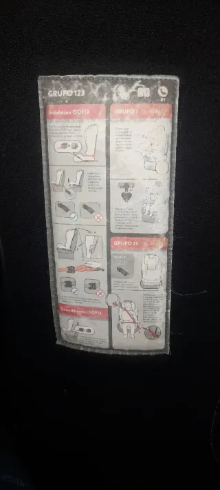 Silla coche bebé Grupo 1-2-3