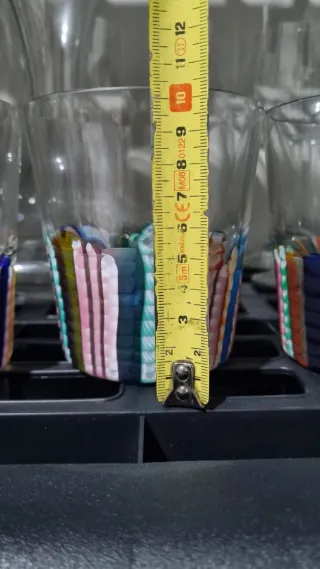 Set di bicchieri in vero vetro di Murano