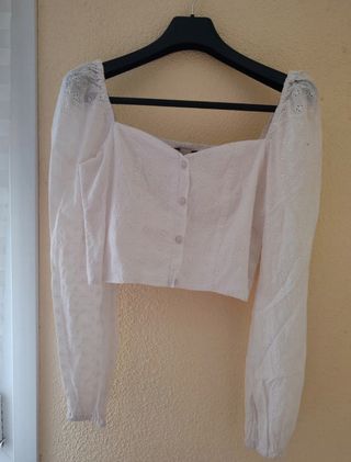 Top Ibicenco Blanco Talla S