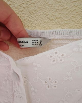 Top Ibicenco Blanco Talla S