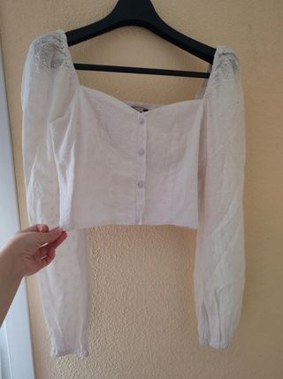 Top Ibicenco Blanco Talla S
