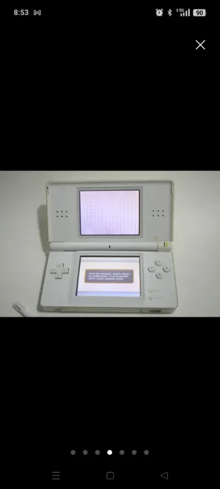 Nintendo DS Blanca con juego