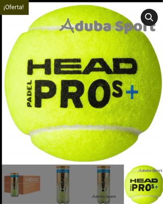 Pelotas de Pádel HEAD Padel Pro s+ (24 latas)