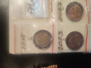Monedas 2€ Alemania 2015, 2023 y 2024