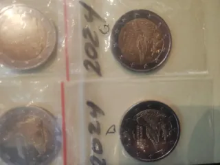 Monedas 2€ Alemania 2015, 2023 y 2024
