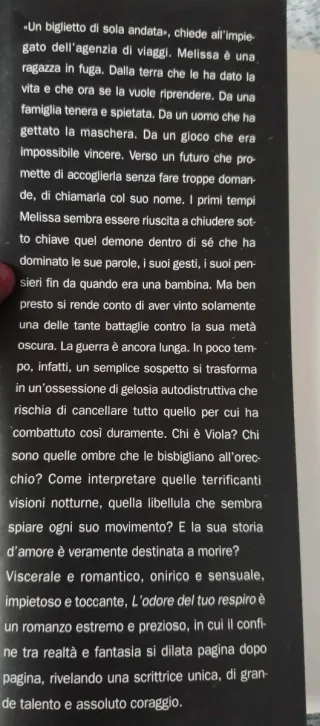 L'odore del tuo respiro